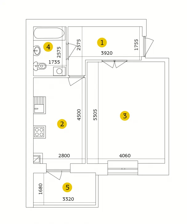 ЖК Тетерівський Бульвар — 50.7 м²