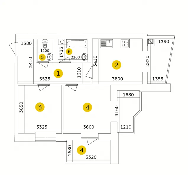 ЖК Тетерівський Бульвар — 71.1 м²