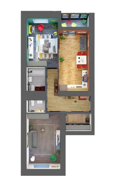 ЖК Green Life-3 — 70 м²