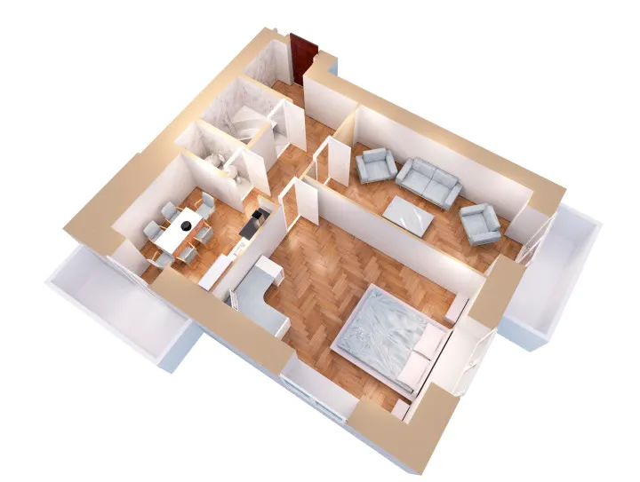ЖК Янтарний — 68.1 м²