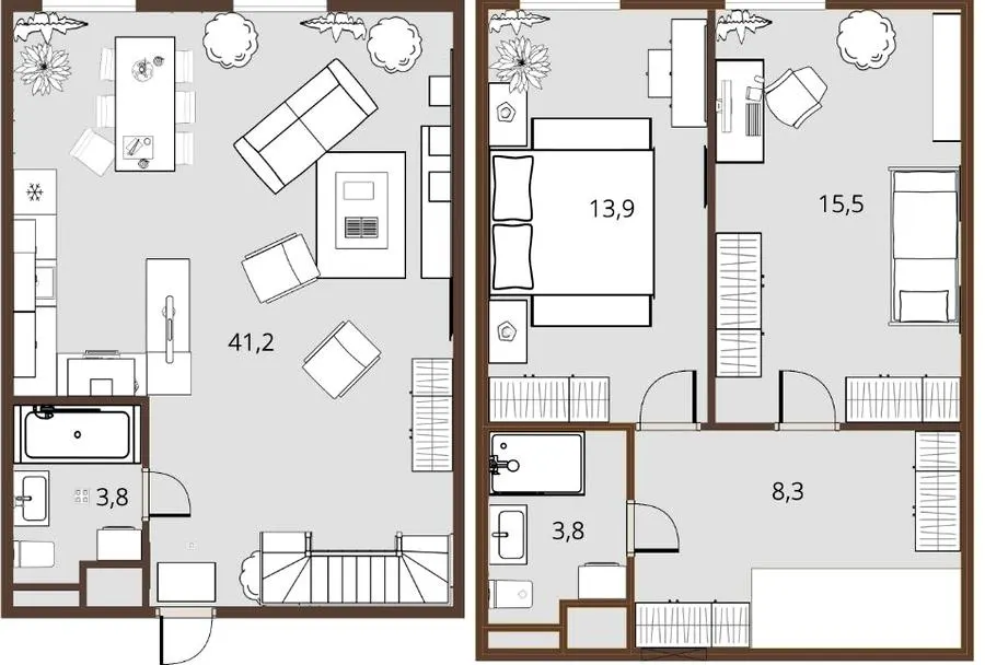 ЖК Краєвидний — 86.5 м²