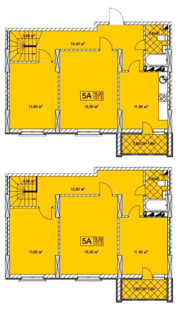 ЖК Совські ставки — 131.5 м²