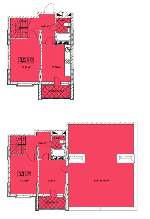 ЖК Совські ставки — 95.3 м²