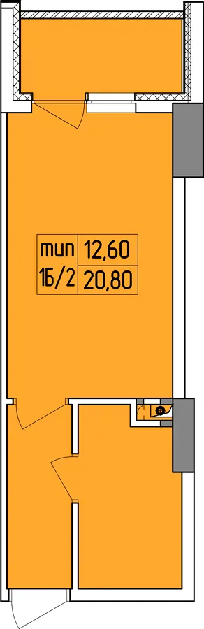 ЖК Совські ставки — 20.8 м²