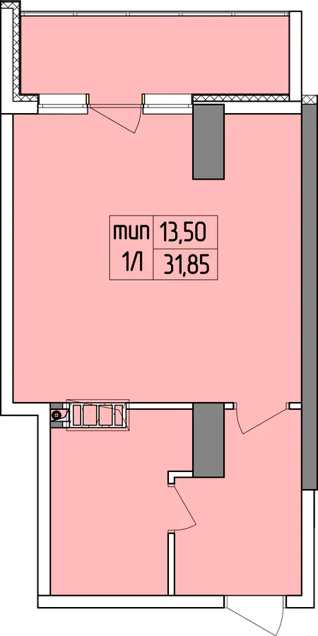 ЖК Совські ставки — 31.9 м²