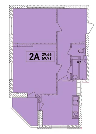 ЖК Lego House — 59.9 м²