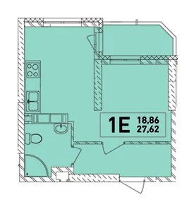 ЖК Lego House — 27.6 м²