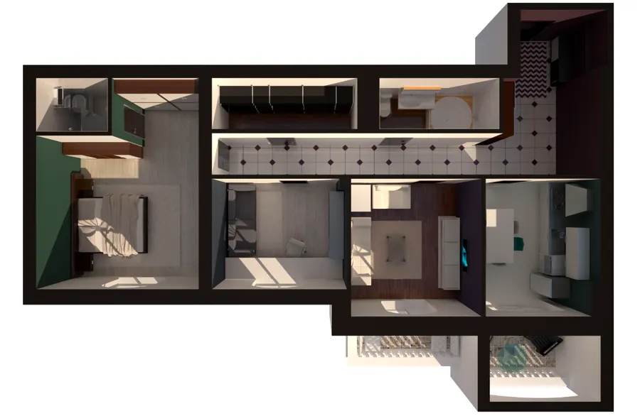 ЖК Premium Residence (Зеленый Мыс) — 109.2 м²