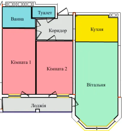 просп. Злуки, За, 5а — 76.1 м²