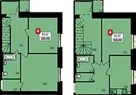 ЖК Риверсайд — 110.9 м²