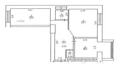ЖК Rivbud — 82.4 м²