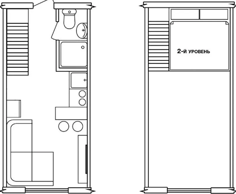 ЖК Бестужевські сади — 18.6 м²