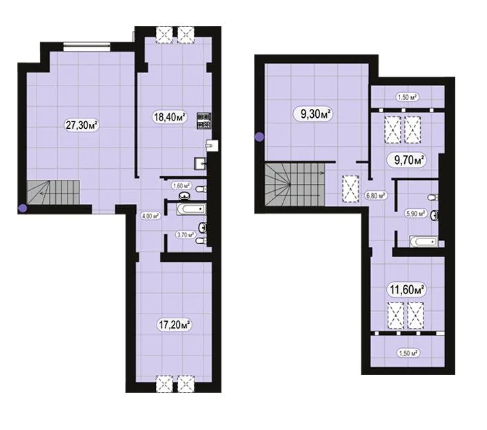 4-кімнатна квартира, 122 м², вул. Лесі Українки, 2а, Щасливе — фото 1