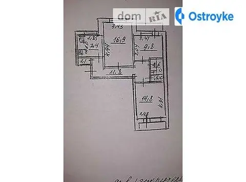 3-комнатная квартира, 68 м², вул. Челябінська, 5б, Киев