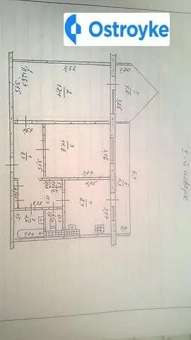 2-комнатная квартира, 53 м², Херсон