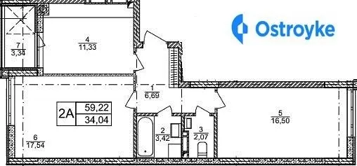 Продаж 2-кімнатної квартири, 59 м², Ірпінь — фото 1