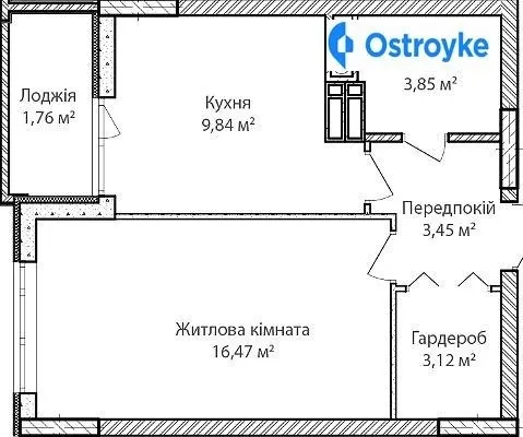 Продаж 1-кімнатної квартири, 38 м², Ірпінь — фото 1