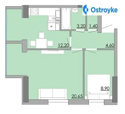 Продаж 2-кімнатної квартири, 51 м², Одеса