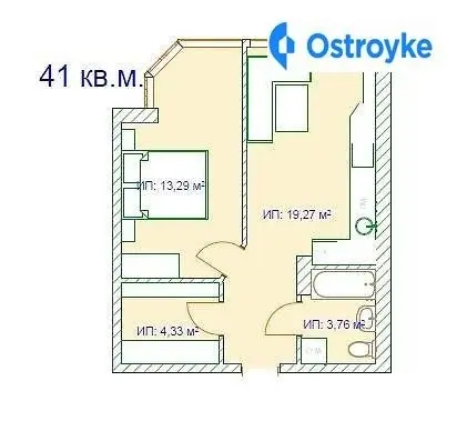 Продаж 1-кімнатної квартири, 41 м², Одеса — фото 2