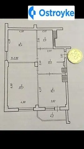 Продаж 2-кімнатної квартири, 88 м², Суми — фото 7