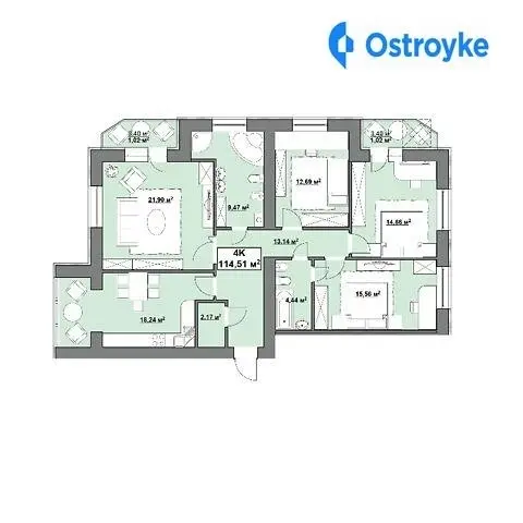Продаж 4-кімнатної квартири, 114 м², Івано-Франківськ — фото 2