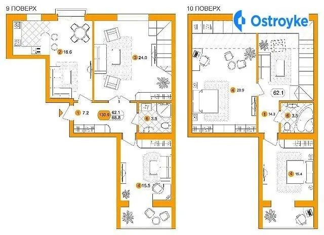 Продаж 4-кімнатної квартири, 130 м², Івано-Франківськ — фото 4