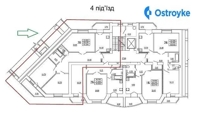 Продаж 3-кімнатної квартири, 92 м², Івано-Франківськ — фото 4