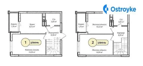 3-комнатная квартира, 73 м², пров. Достоєвського, Ирпень