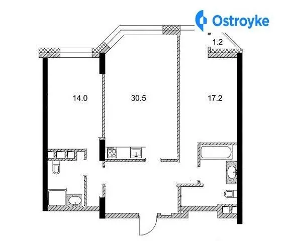 3-кімнатна квартира, 84 м², вул. Стрітенська, 2, Київ — фото 5