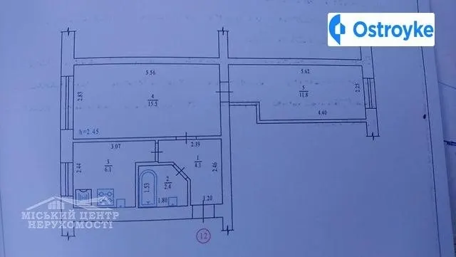 Продаж 2-кімнатної квартири, 40 м², Полтава — фото 1