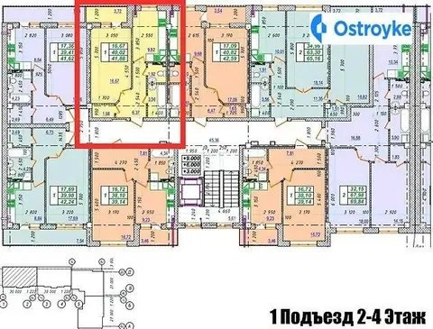1-комнатная квартира, 42 м², вул. Кременчуцька, 54, Полтава