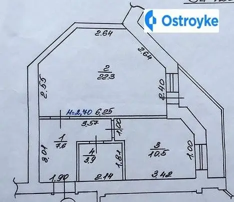 1-кімнатна квартира, 50 м², просп. Людвіга Свободи, 20а, Харків