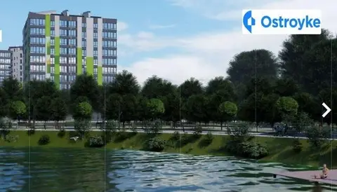 1-комнатная квартира, 38 м², наб. Василя Стефаника, Ивано-Франковск