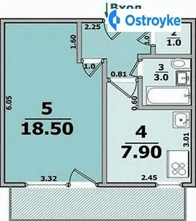 Оренда 1-кімнатної квартири, 35 м², Харків — фото 2