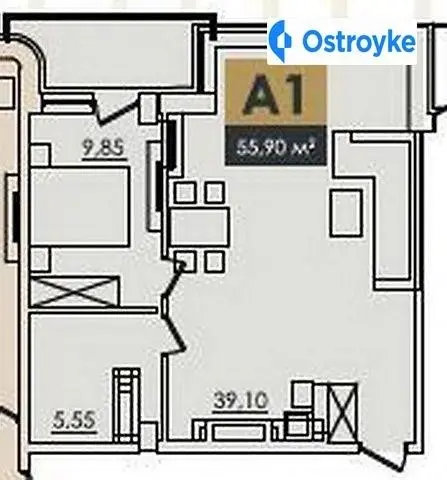 Продаж 1-кімнатної квартири, 55 м², Одеса — фото 2