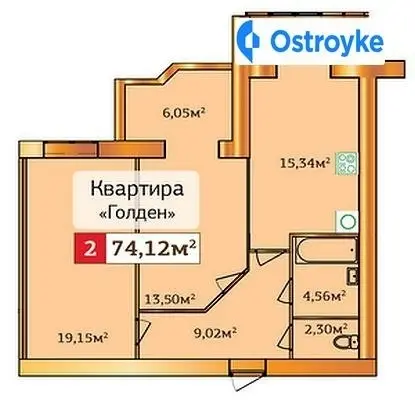 Продаж 2-кімнатної квартири, 77 м², Хмельницький — фото 4