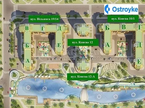 2-кімнатна квартира, 102 м², вул. Маршала Конєва, 10/1, Київ