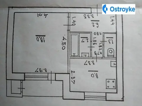 1-комнатная квартира, 38 м², вул. Кравчука, Луцк