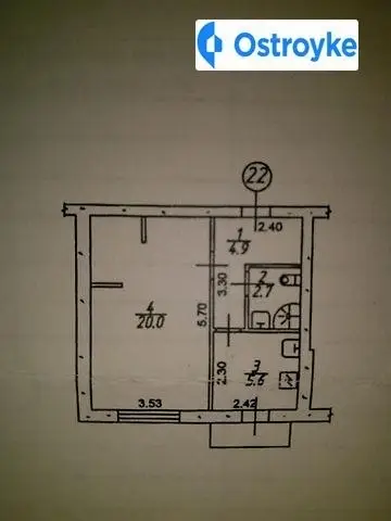 1-кімнатна квартира, 33 м², бул. Строителей, 23, Запоріжжя