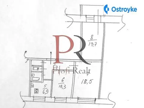 3-кімнатна квартира, 62 м², просп. Леся Курбаса, 18, Київ