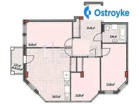 Продаж 2-кімнатної квартири, 85 м², Одеса — фото 3