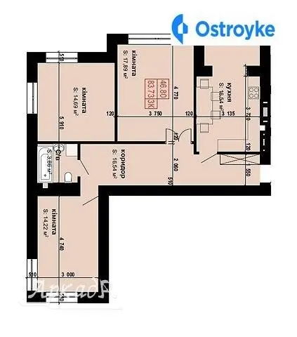 Продаж 3-кімнатної квартири, 87 м², Івано-Франківськ — фото 2