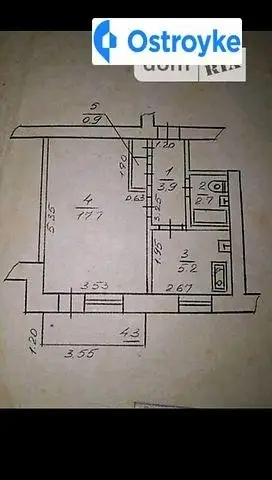 Продаж 1-кімнатної квартири, 31 м², Івано-Франківськ