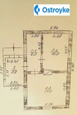 Продаж будинку, 53 м², Жидачів