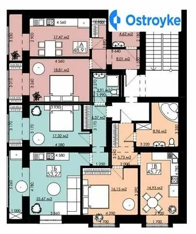 Продаж 2-кімнатної квартири, 53 м², Івано-Франківськ — фото 3