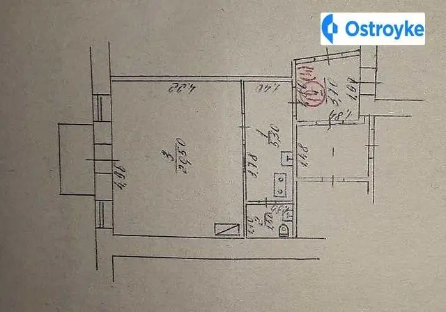 Продажа 1-комнатной квартиры, 30 м², Бердичев — фото 2