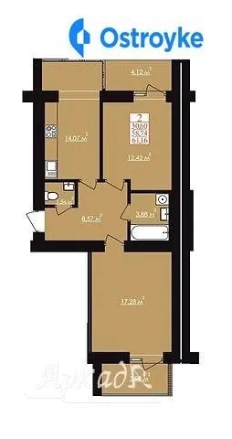 Продаж 2-кімнатної квартири, 65 м², Івано-Франківськ — фото 1