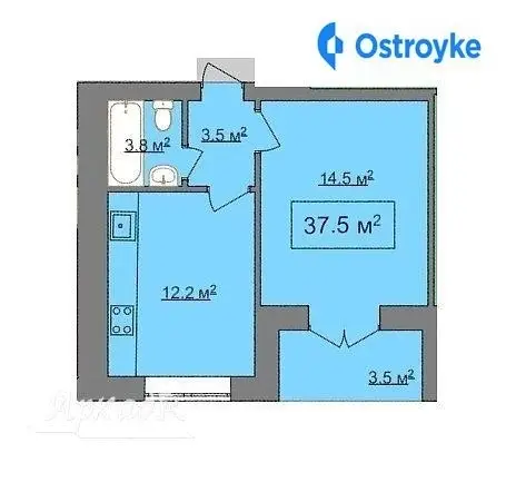 Продаж 1-кімнатної квартири, 37 м², Івано-Франківськ
