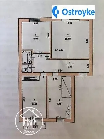 Продаж 3-кімнатної квартири, 61 м², Херсон — фото 1