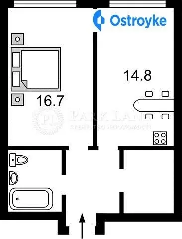 Продаж 1-кімнатної квартири, 50 м², Київ — фото 3